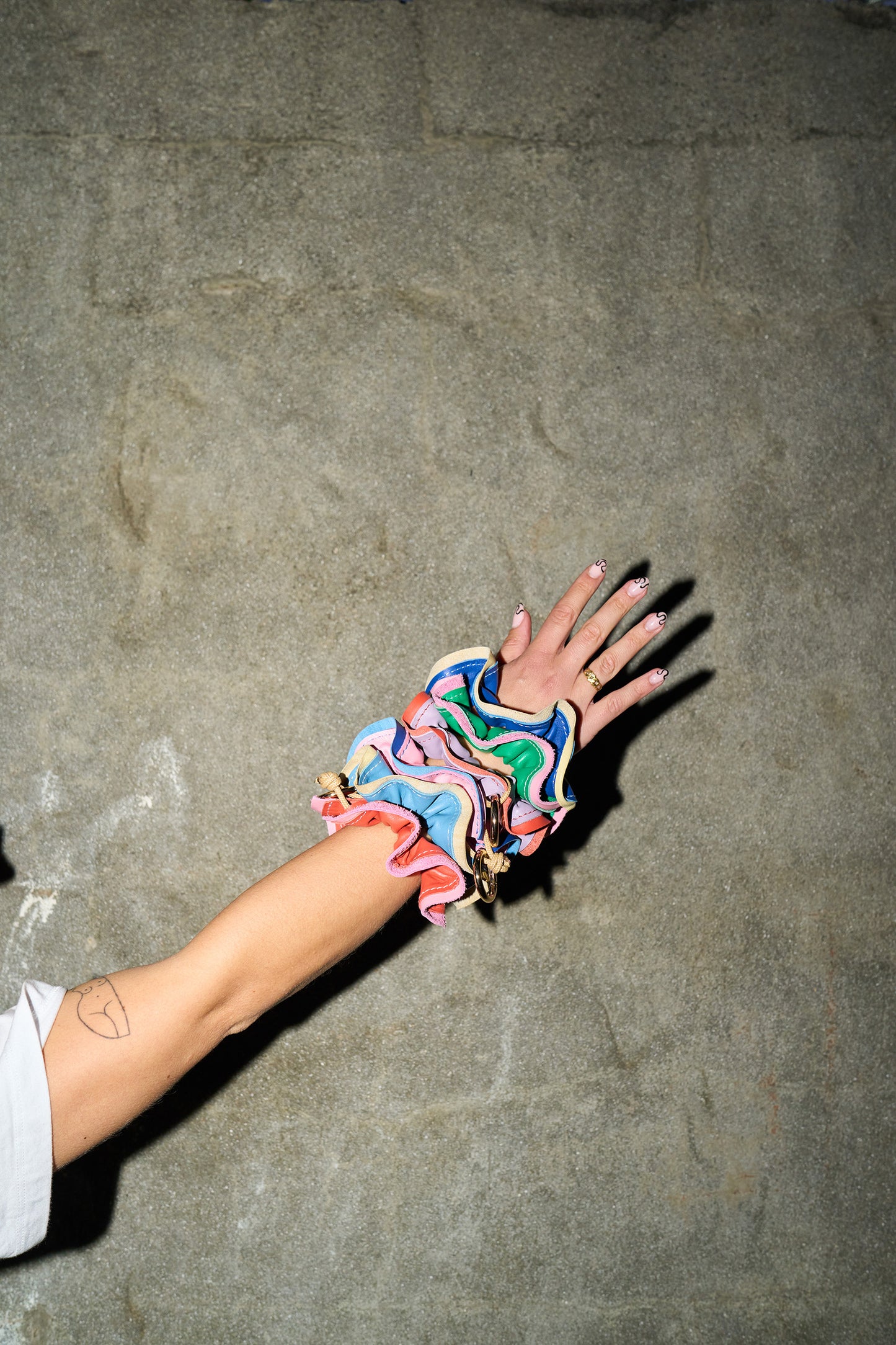 Jazzy Wristlet - Lobster Red / Butter