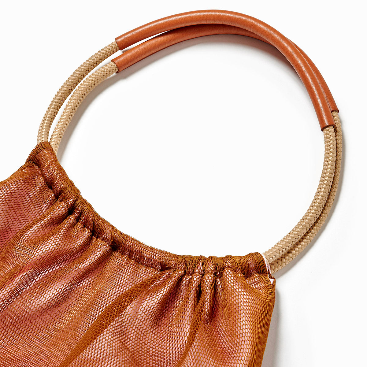 Moire Tote - Caramel Rose