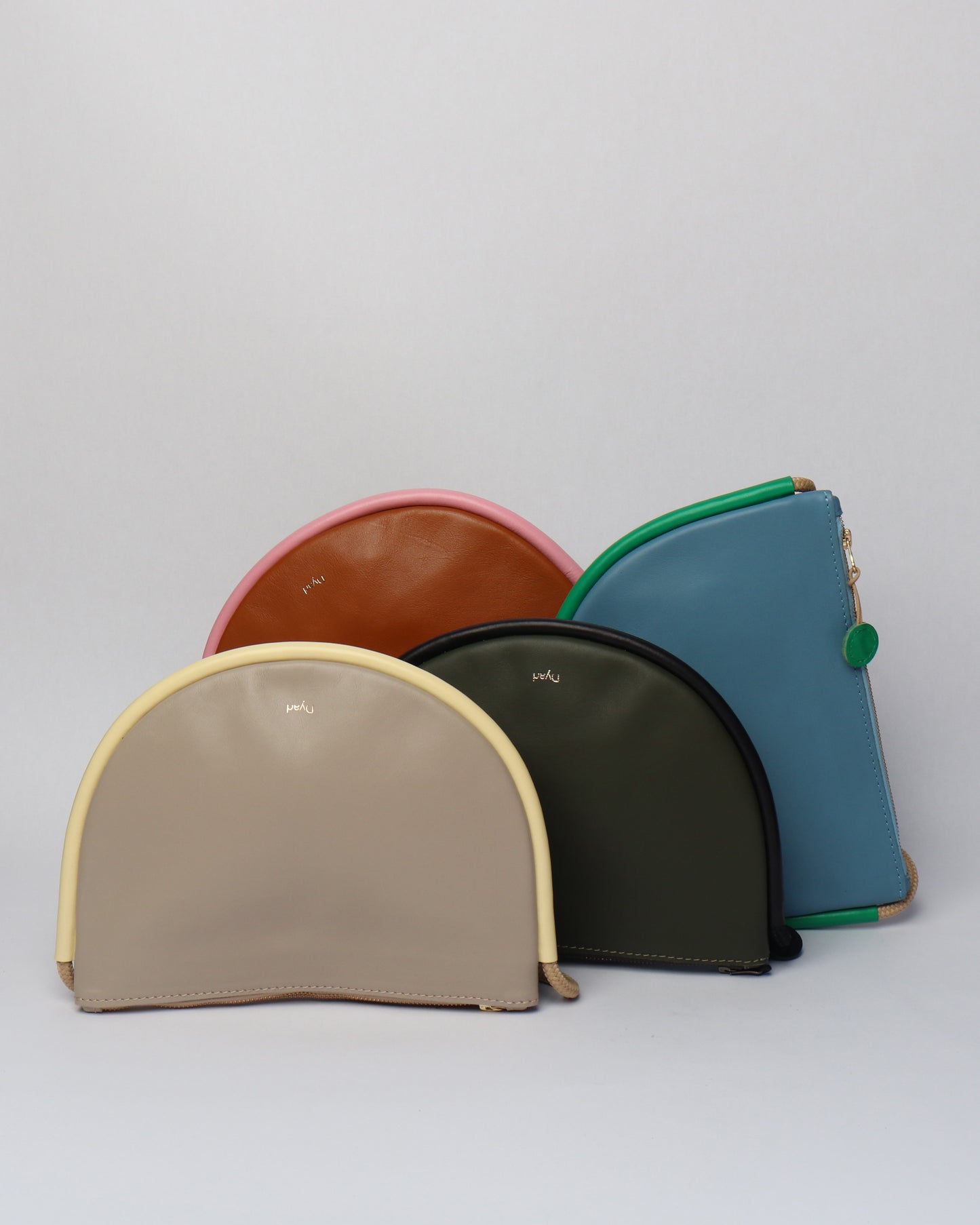 Selene Bag - Tan / Candy Pink