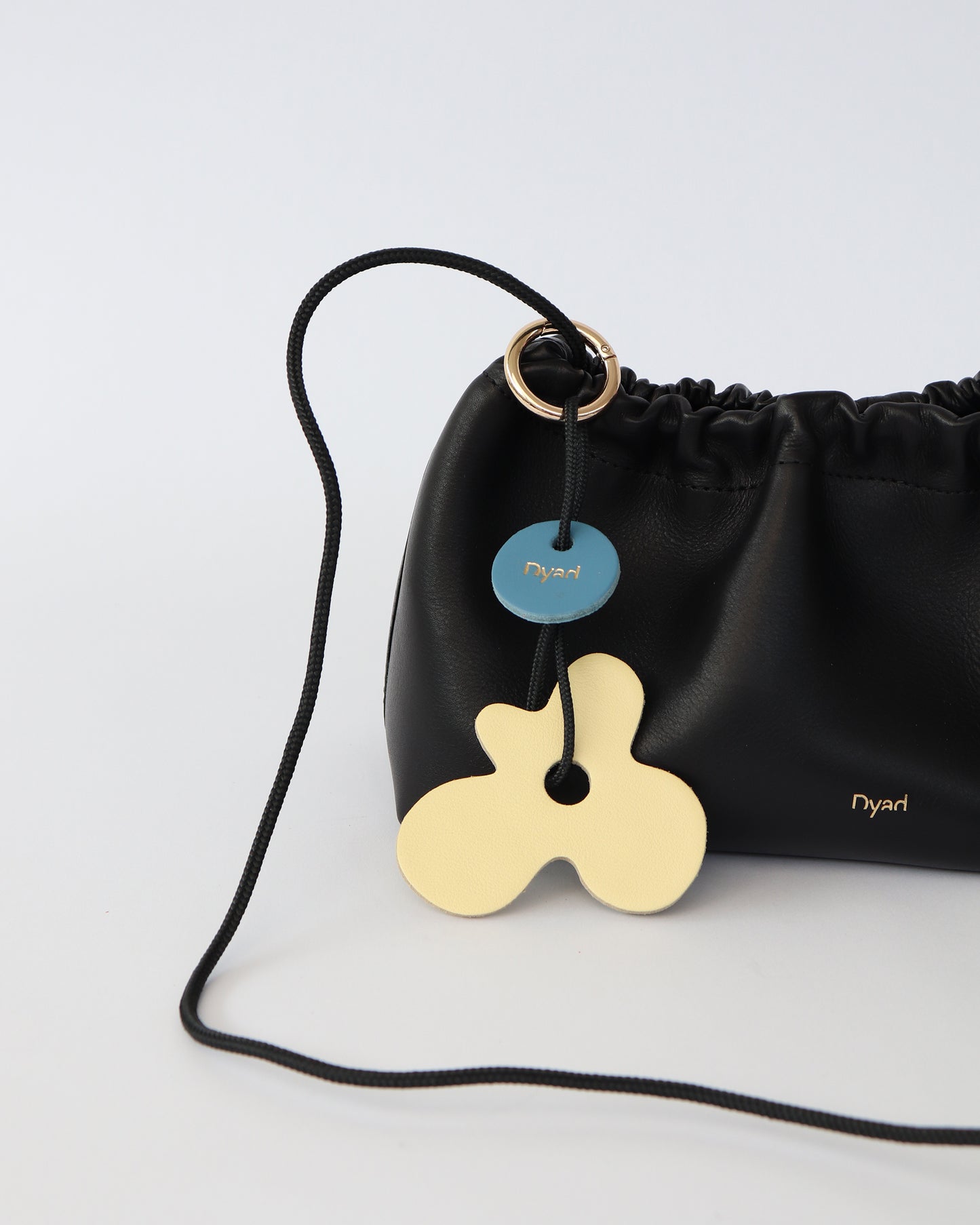 Flora Charm - Butter / Sky Blue