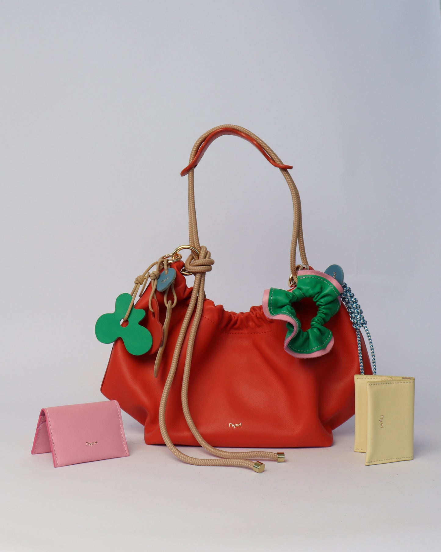 Flora Charm - Lawn Green / Sky Blue