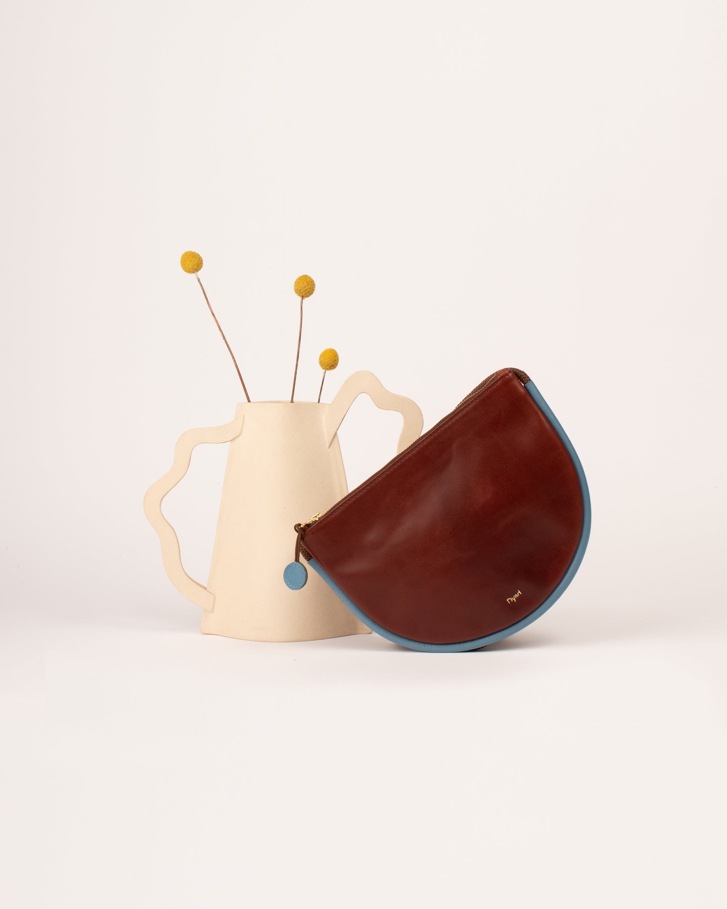 Selene Bag - Teak / Sky Blue