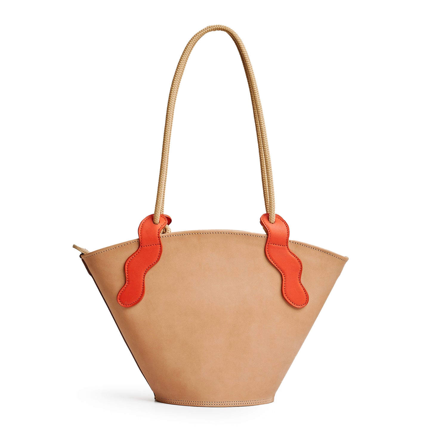 Emele Bag - Almond / Lobster Red