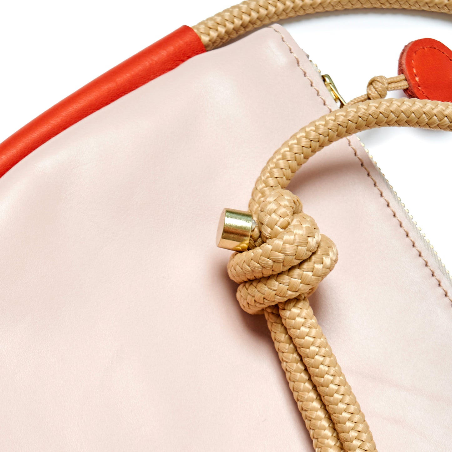 Selene Bag - Dusty Pink / Lobster Red