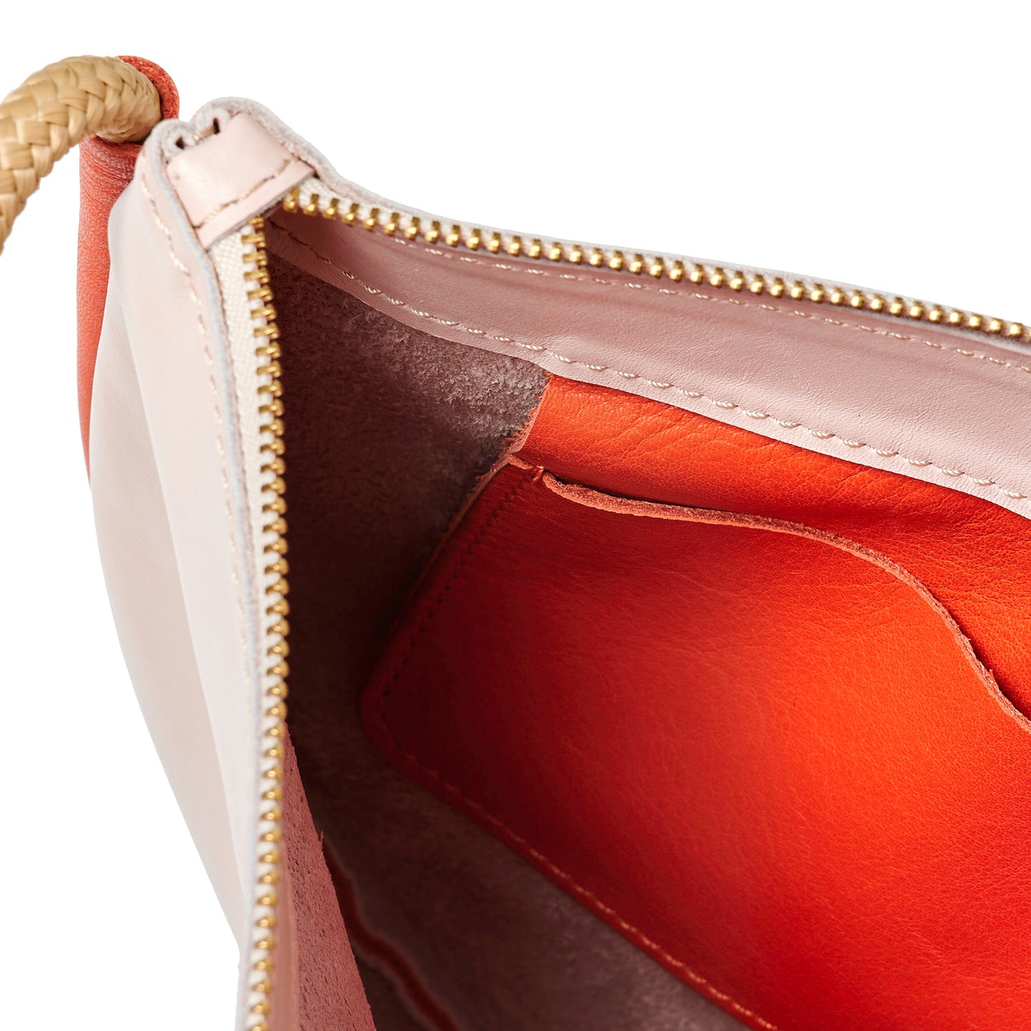 Selene Bag - Dusty Pink / Lobster Red