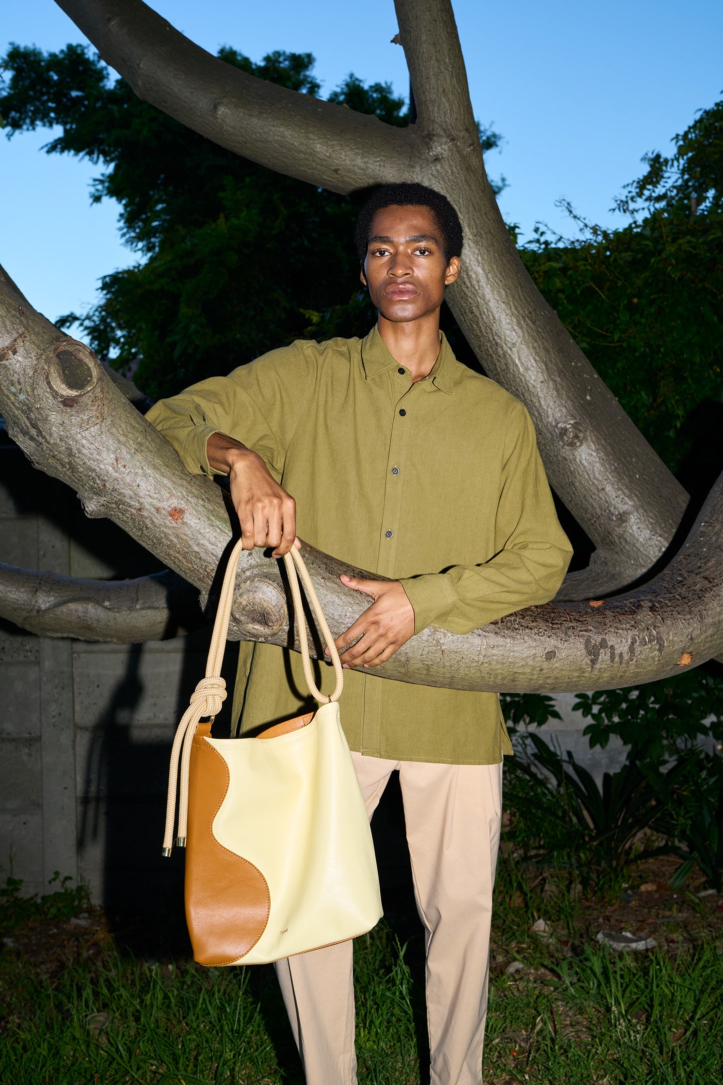 Ripple Tote - Tan / Butter