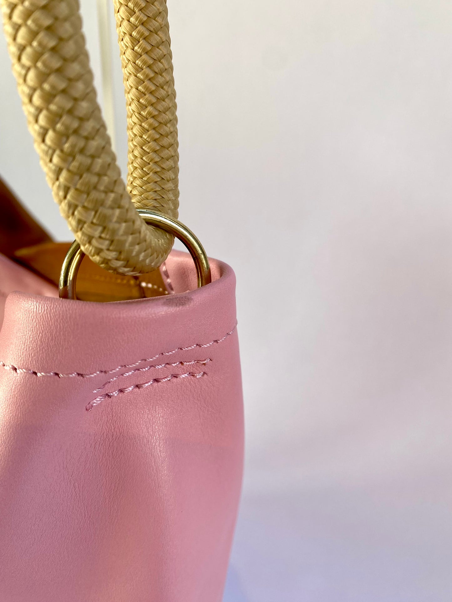 Ripple Tote - Tan / Candy Pink (Sample)