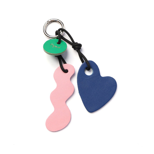 Amore Charm - Cobalt / Candy Pink