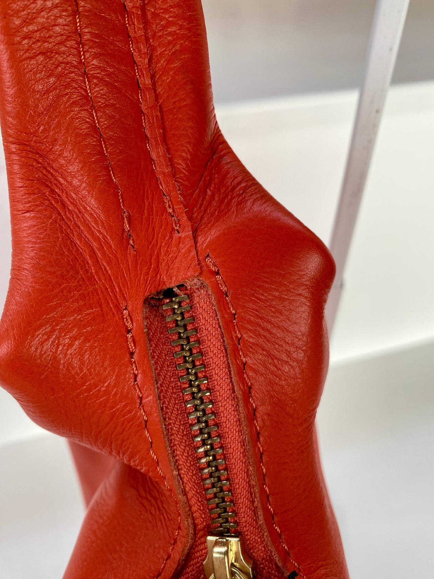 Limited Edition Libra Bag - Lobster Red / Candy Pink (Sample Sale)