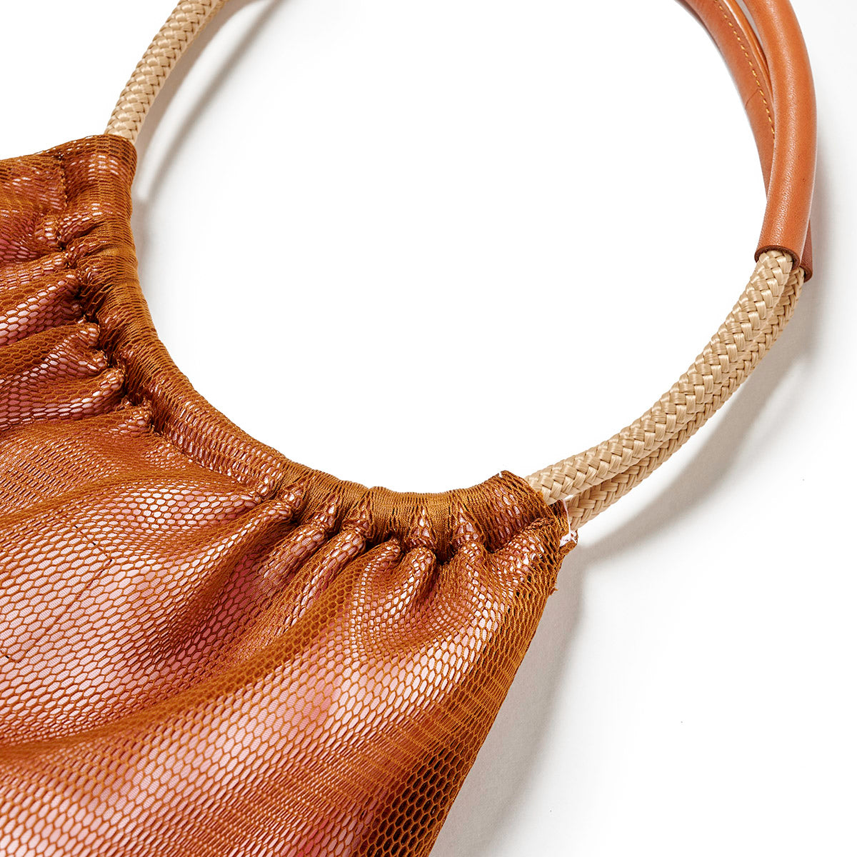 Moire Tote - Caramel Rose
