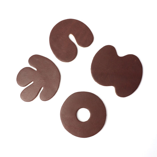 Contour Coasters - Monochrome Chocolate
