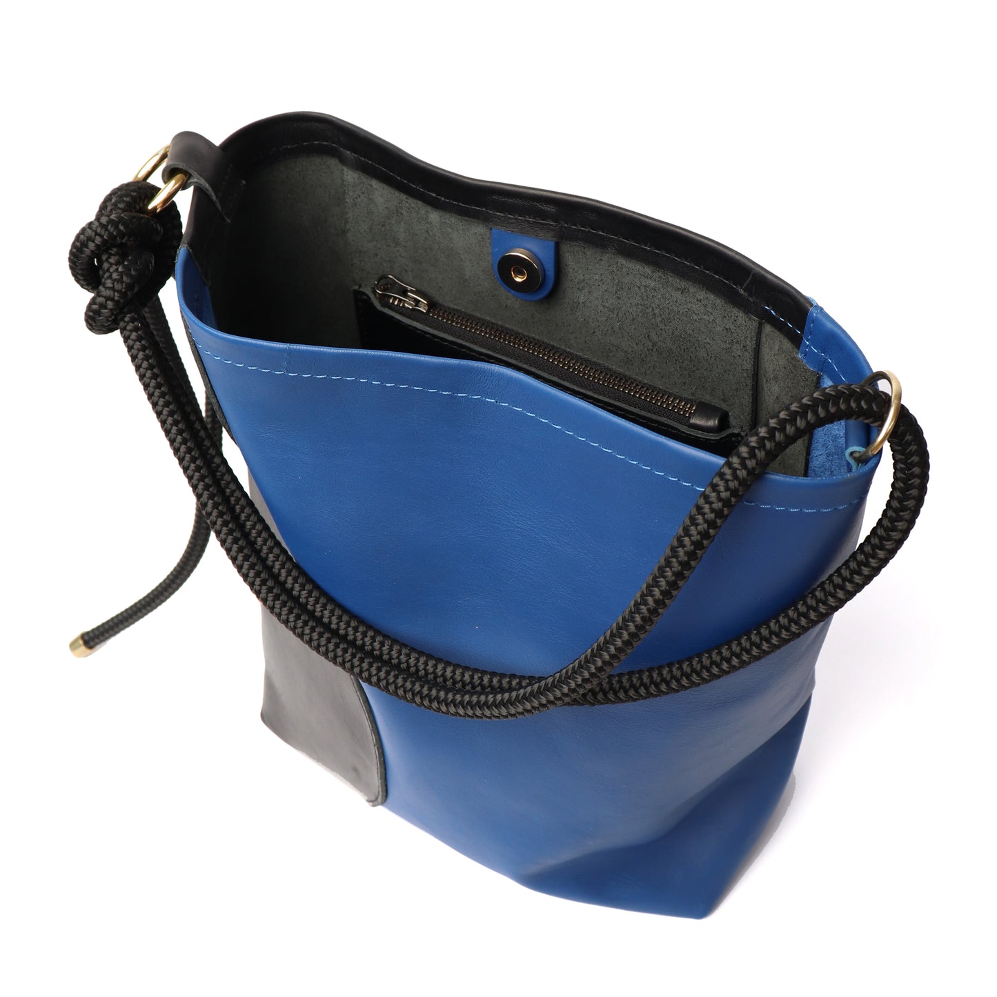 Ripple Tote - Black / Cobalt