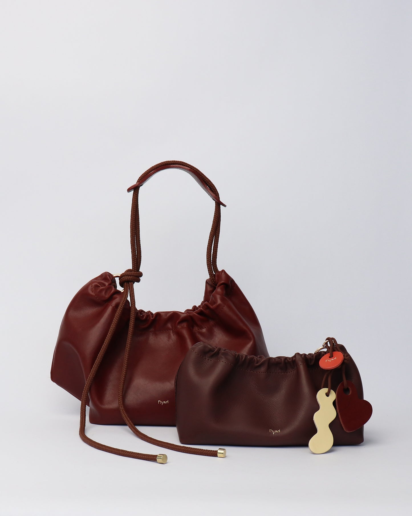 Flora Charm - Chocolate / Lilac