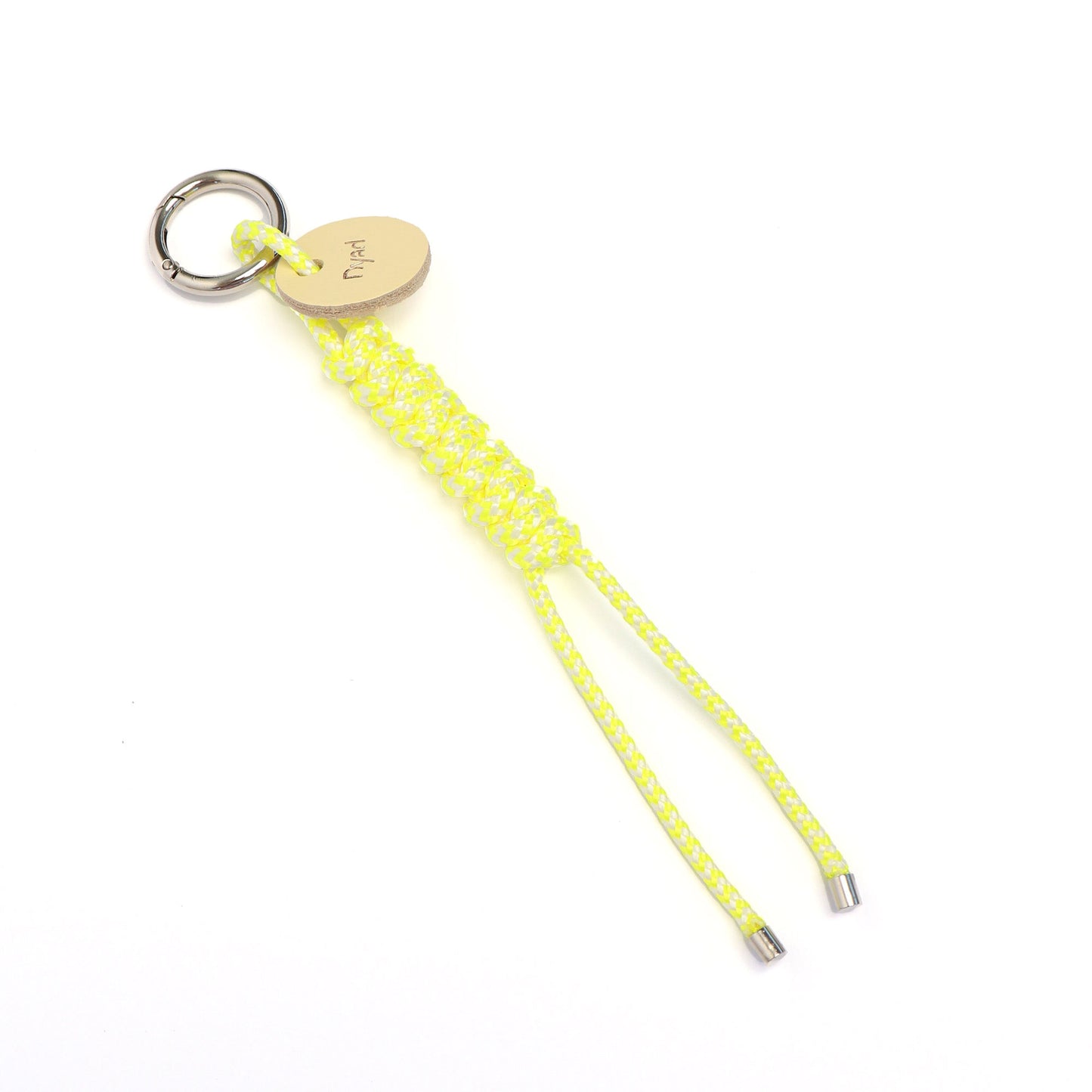 Snake Knot Charm - Acid Yellow