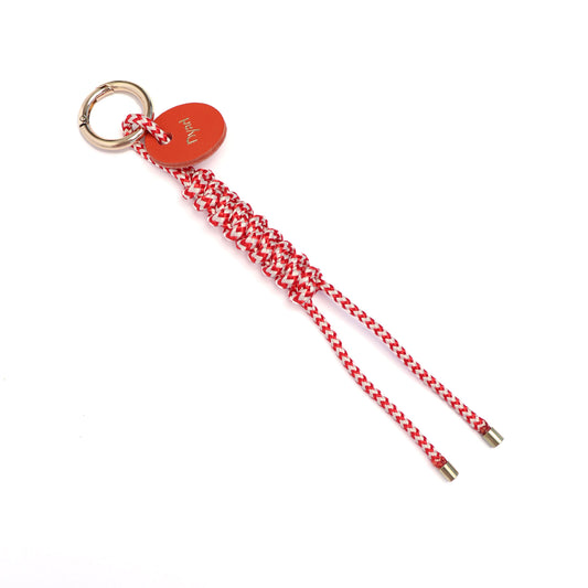 Snake Knot Charm - Lobster Red