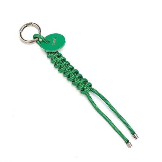 Snake Knot Charm - Lawn Green