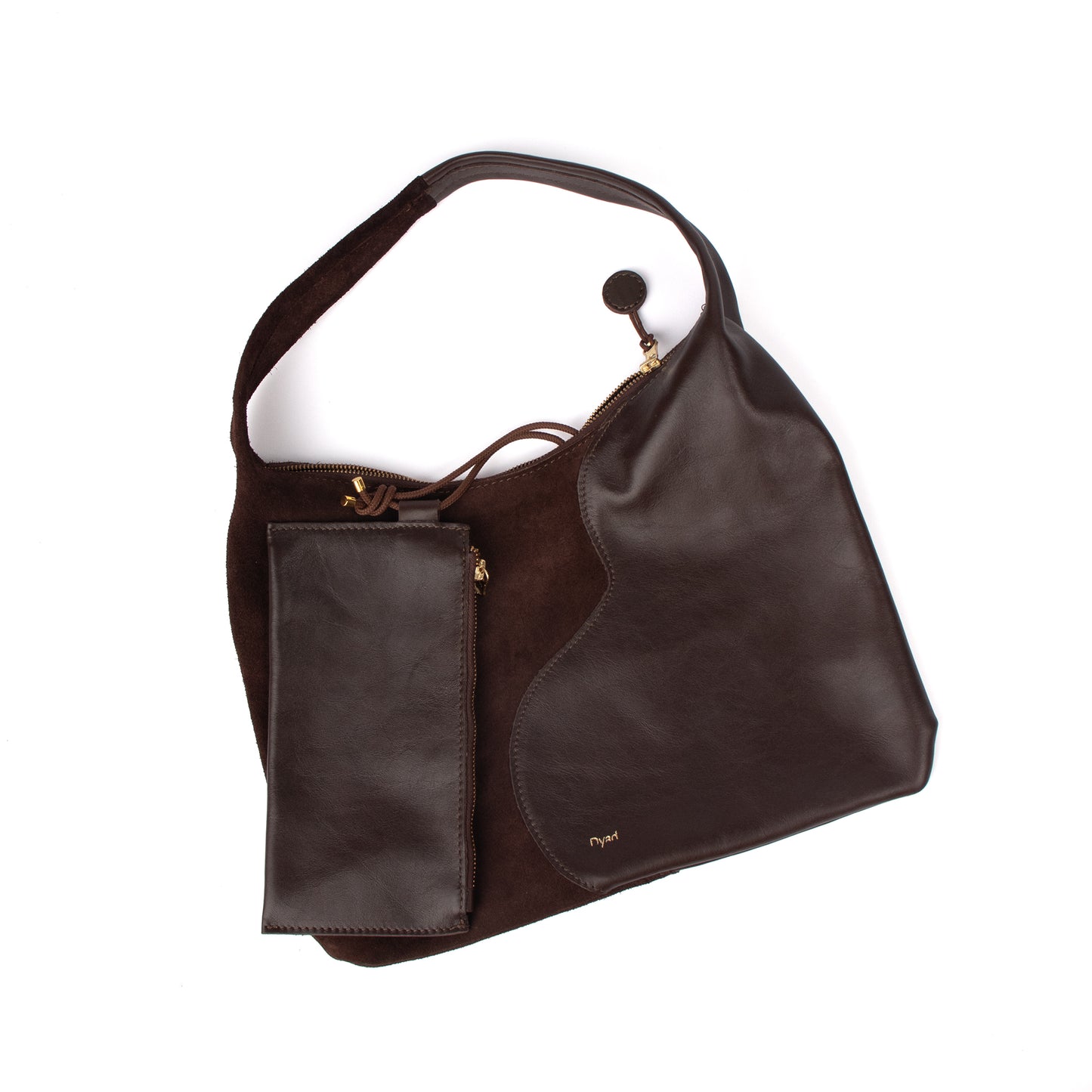 Libra Bag - Chocolate Suede