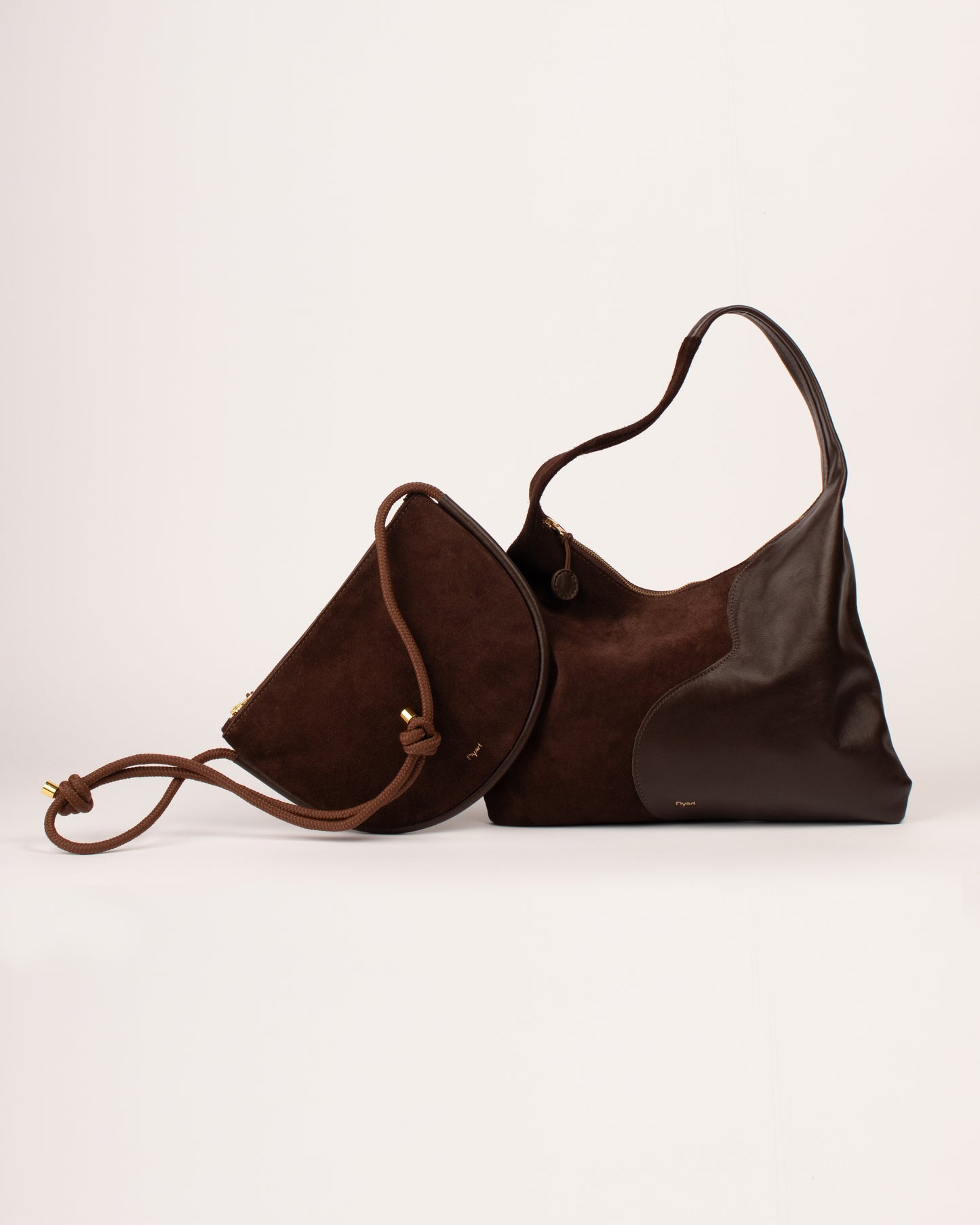 Selene Bag - Chocolate Suede
