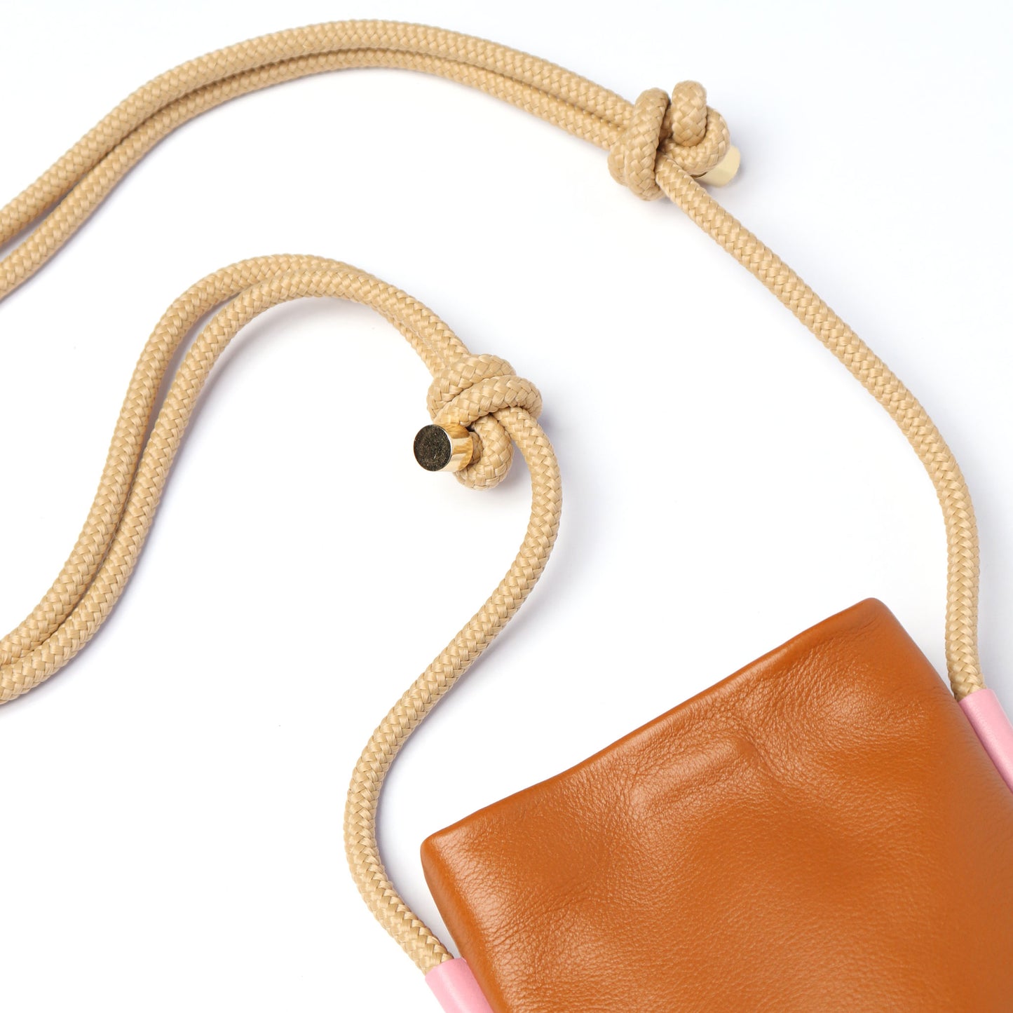 Sol Bag - Tan / Candy Pink