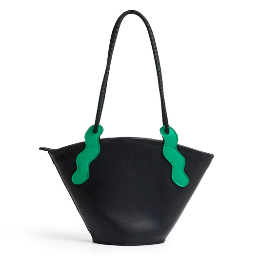 Emele Bag - Black / Lawn Green