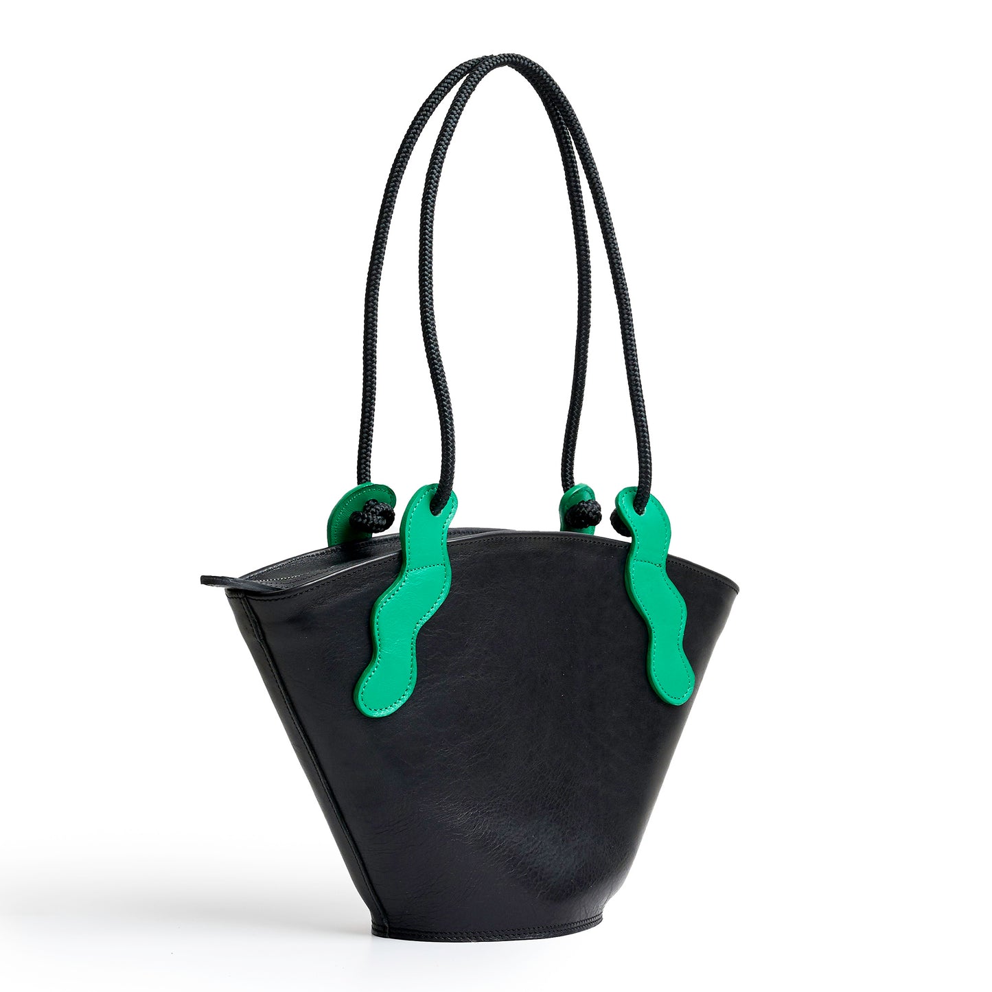Emele Bag - Black / Lawn Green