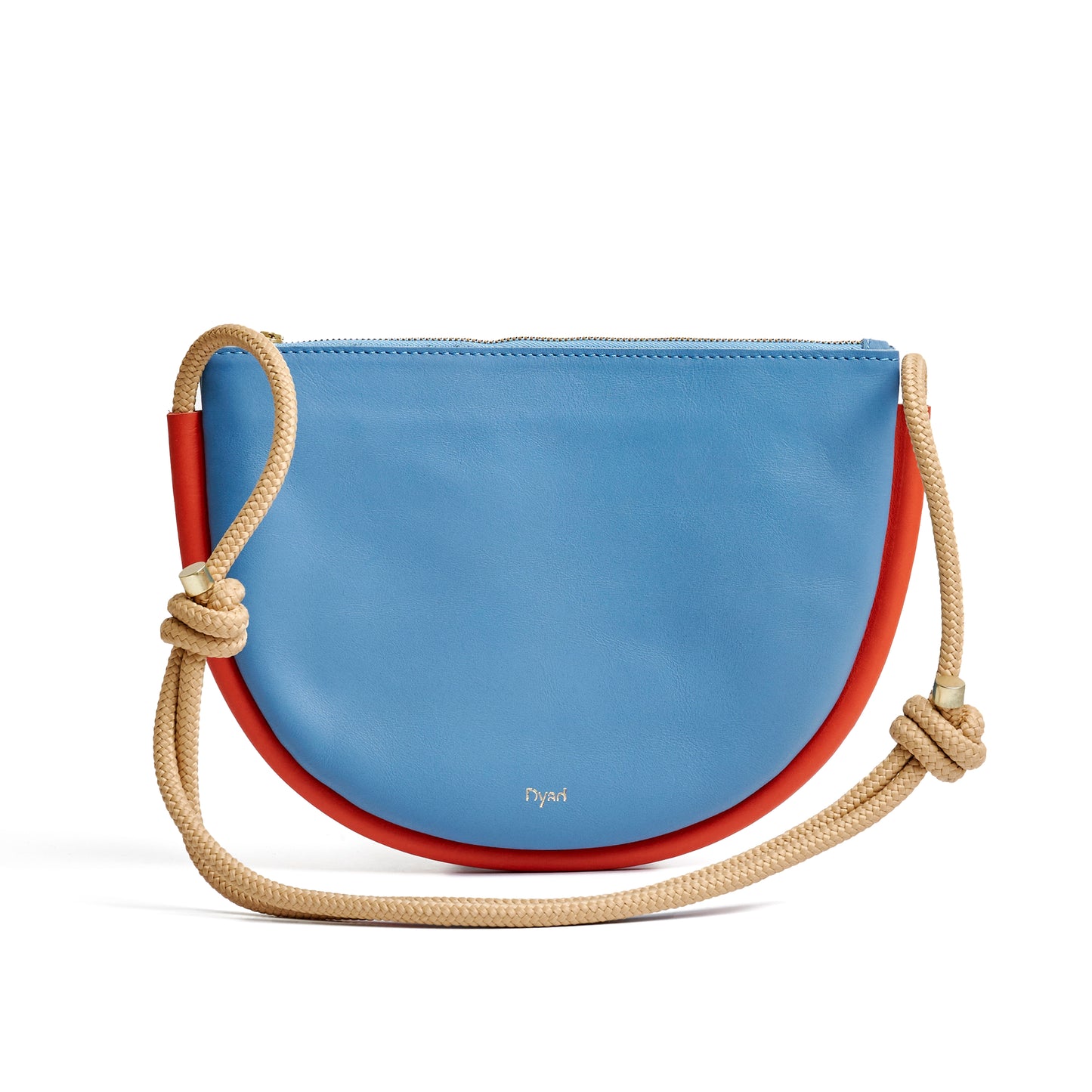 Selene Bag - Sky Blue / Lobster Red