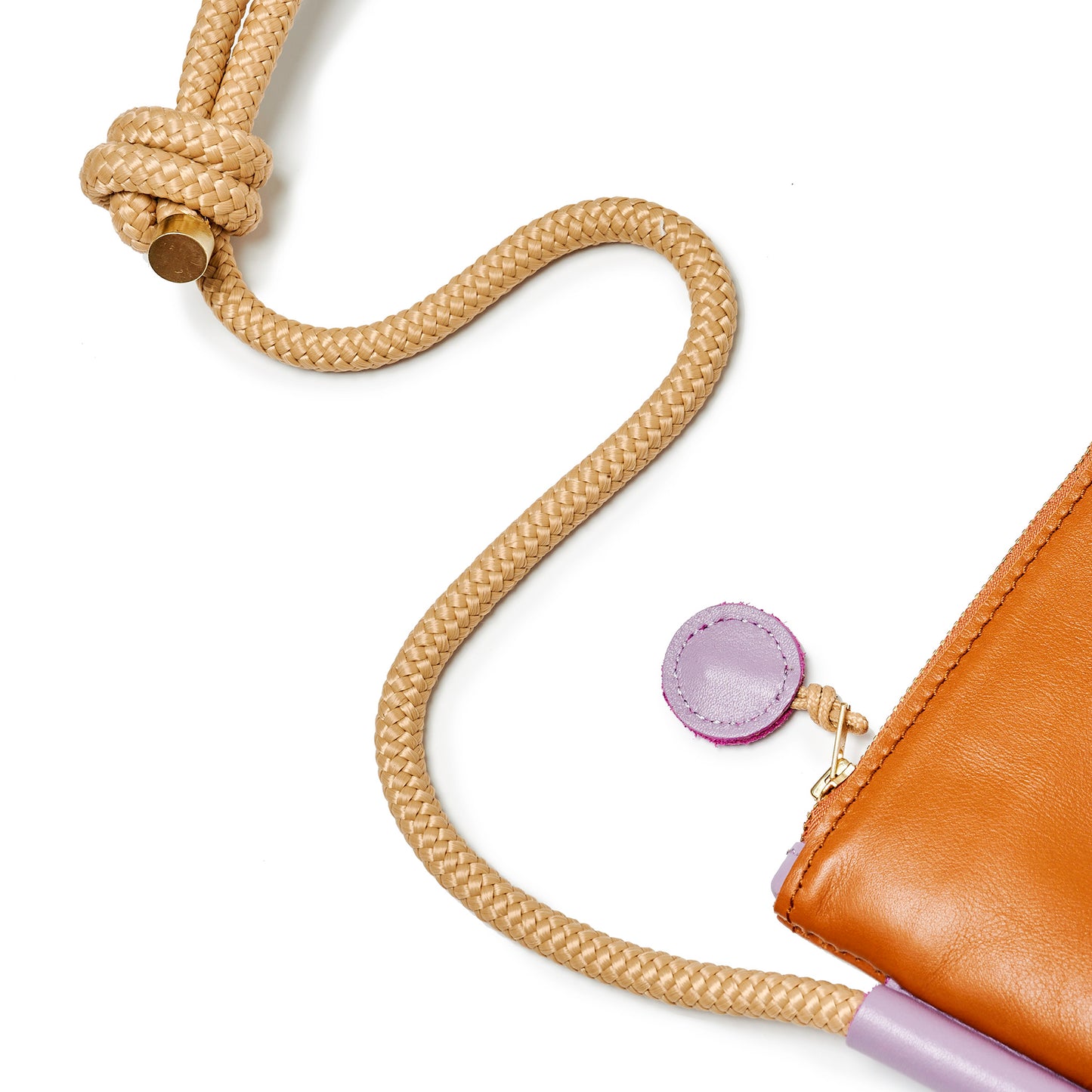 Selene Bag - Tan / Lilac