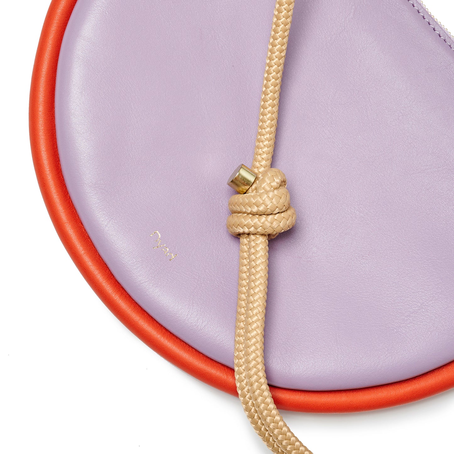 Selene Bag - Lilac / Lobster Red