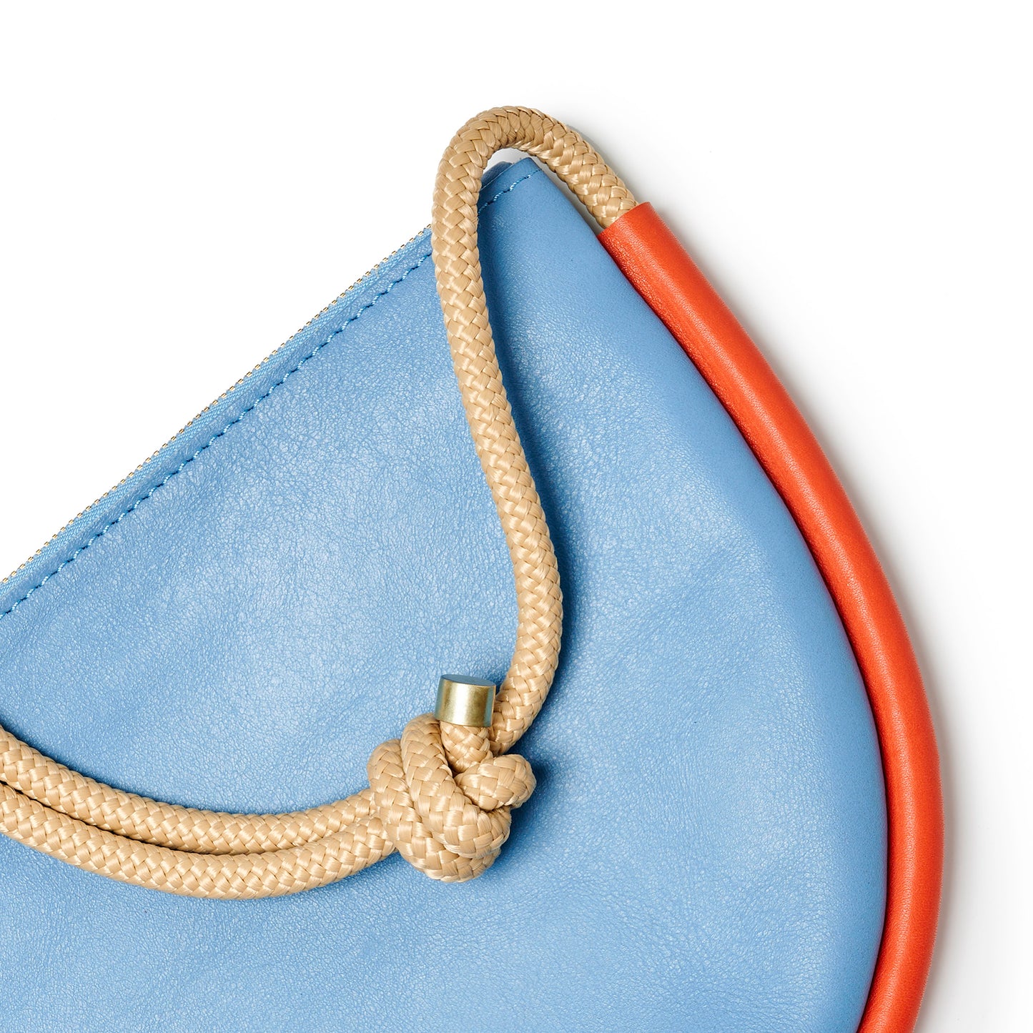Selene Bag - Sky Blue / Lobster Red
