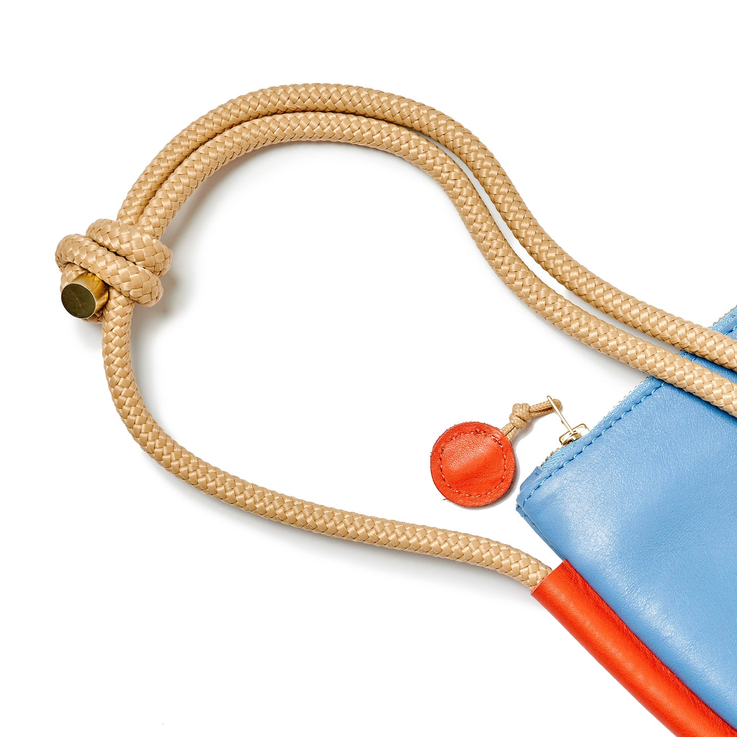 Selene Bag - Sky Blue / Lobster Red