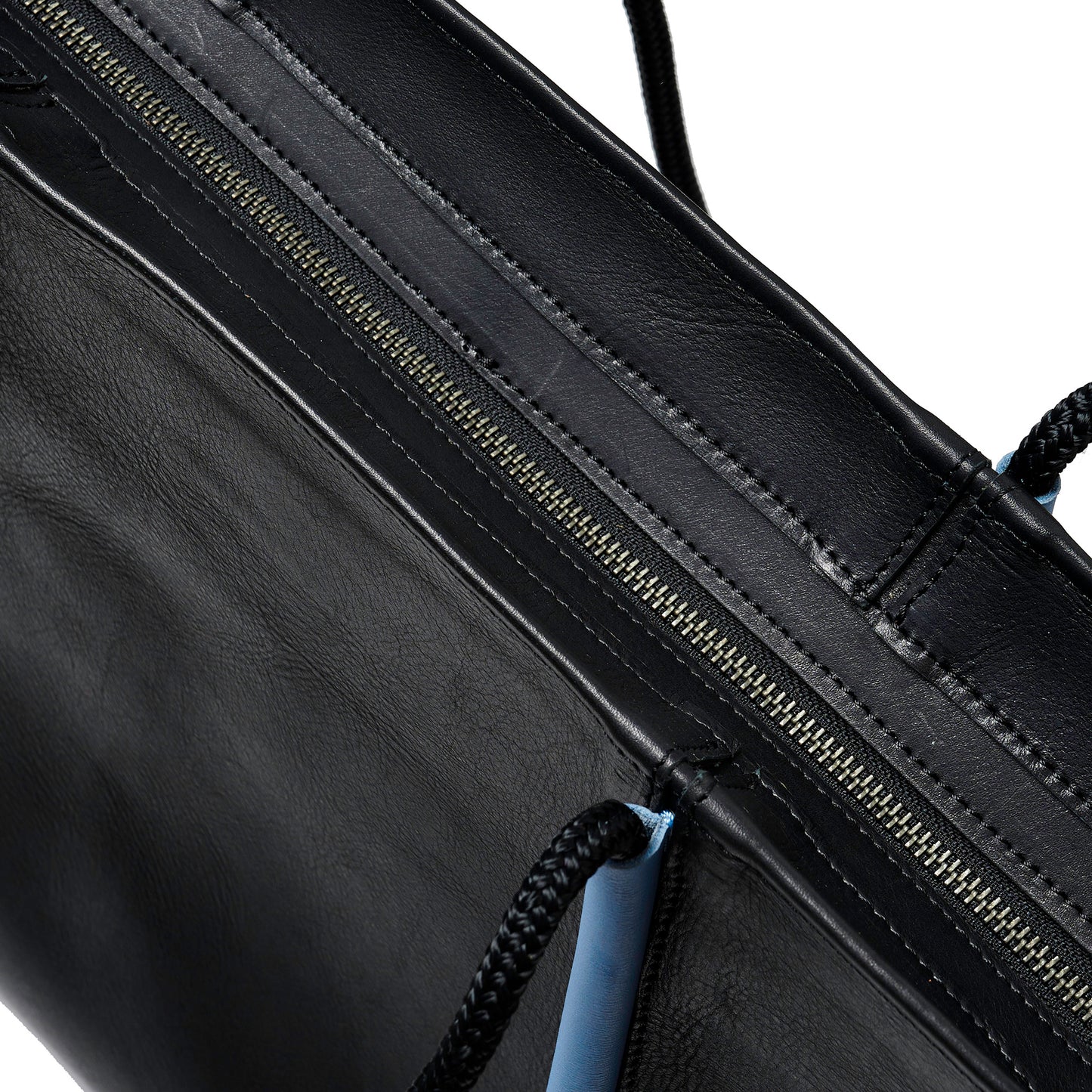 Tote Bag - Black/Sky Blue