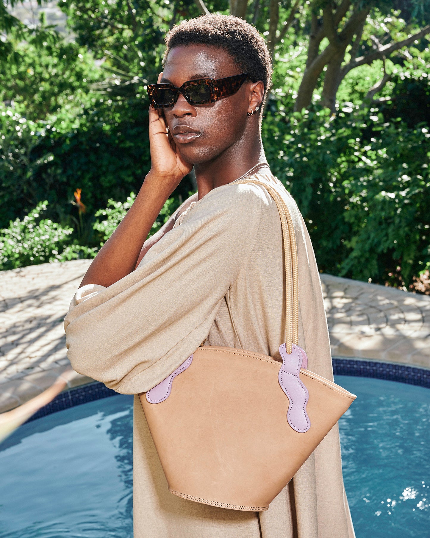 Emele Bag - Black / Lawn Green