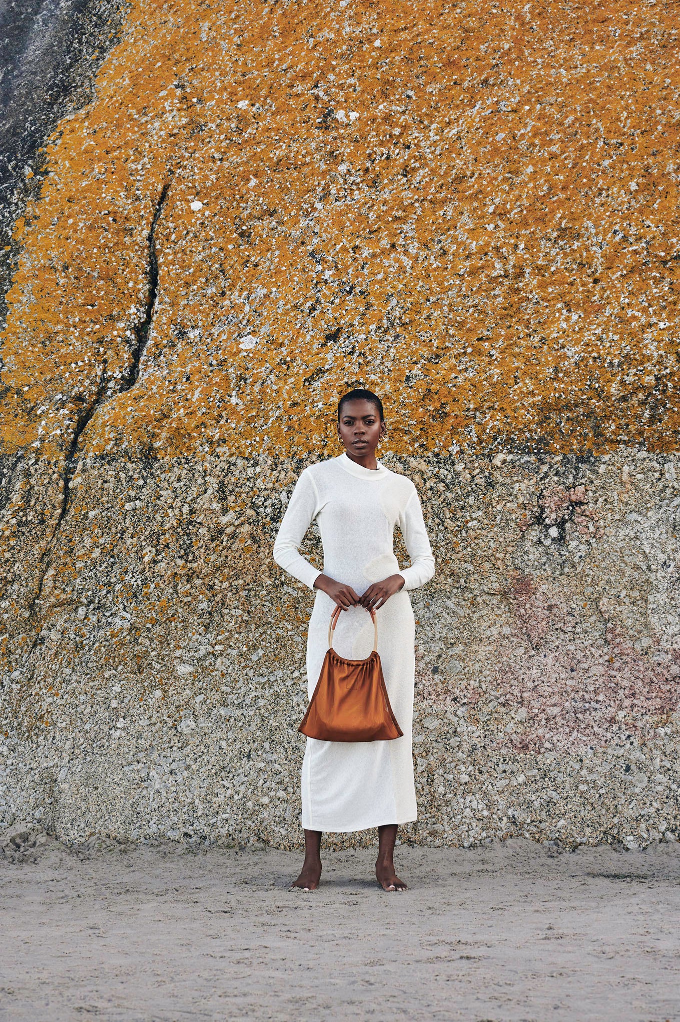 Moire Tote - Caramel Pink