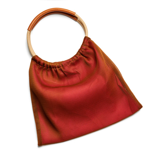 Moire Tote - Caramel Pink