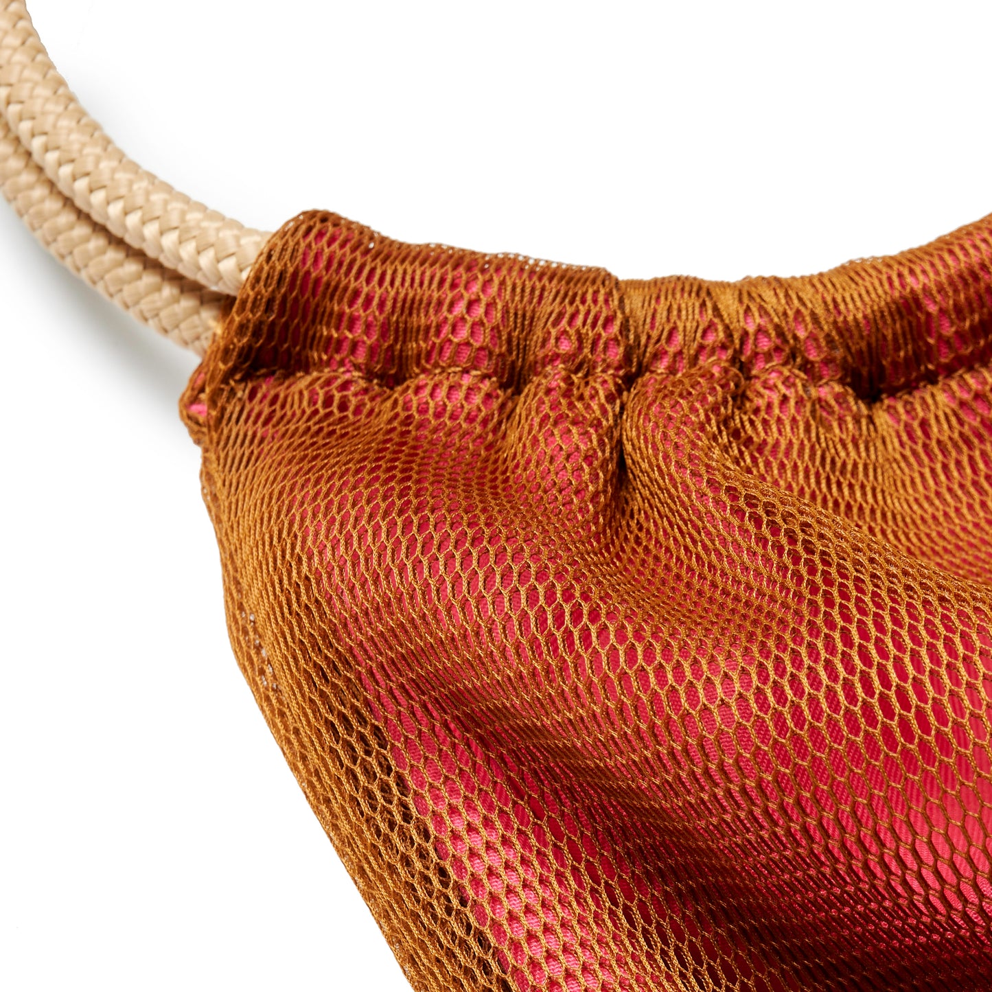 Moire Tote - Caramel Pink