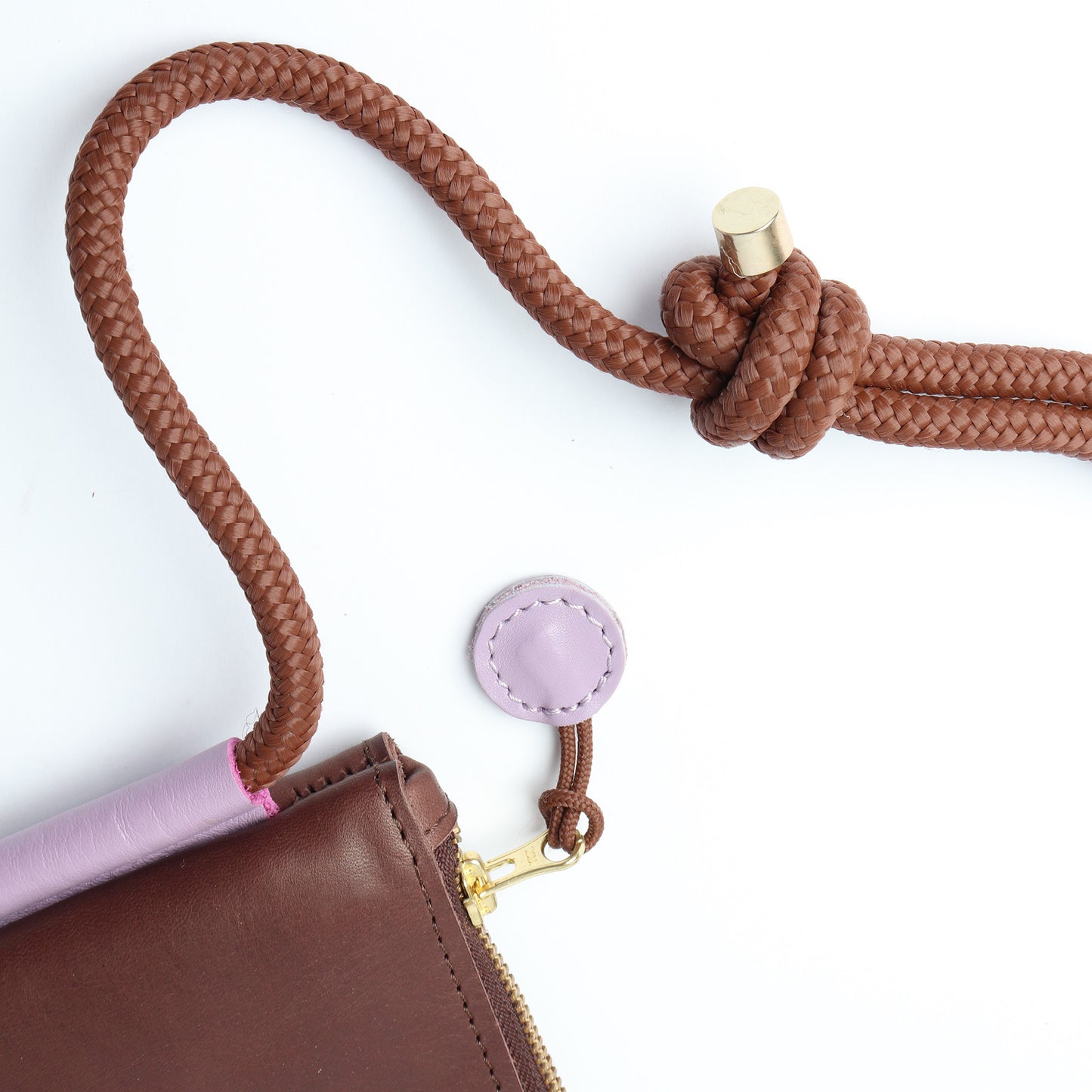 Selene Bag - Chocolate / Lilac