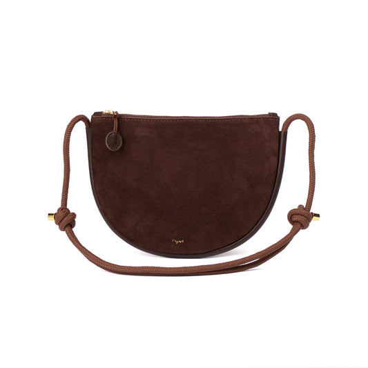 Selene Bag - Chocolate Suede