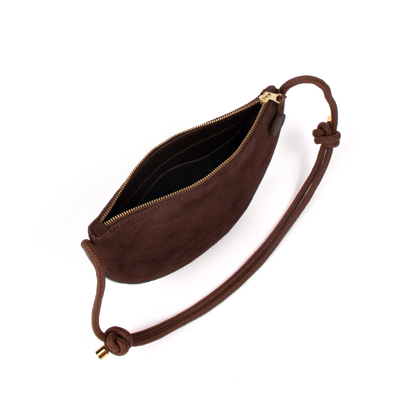 Selene Bag - Chocolate Suede