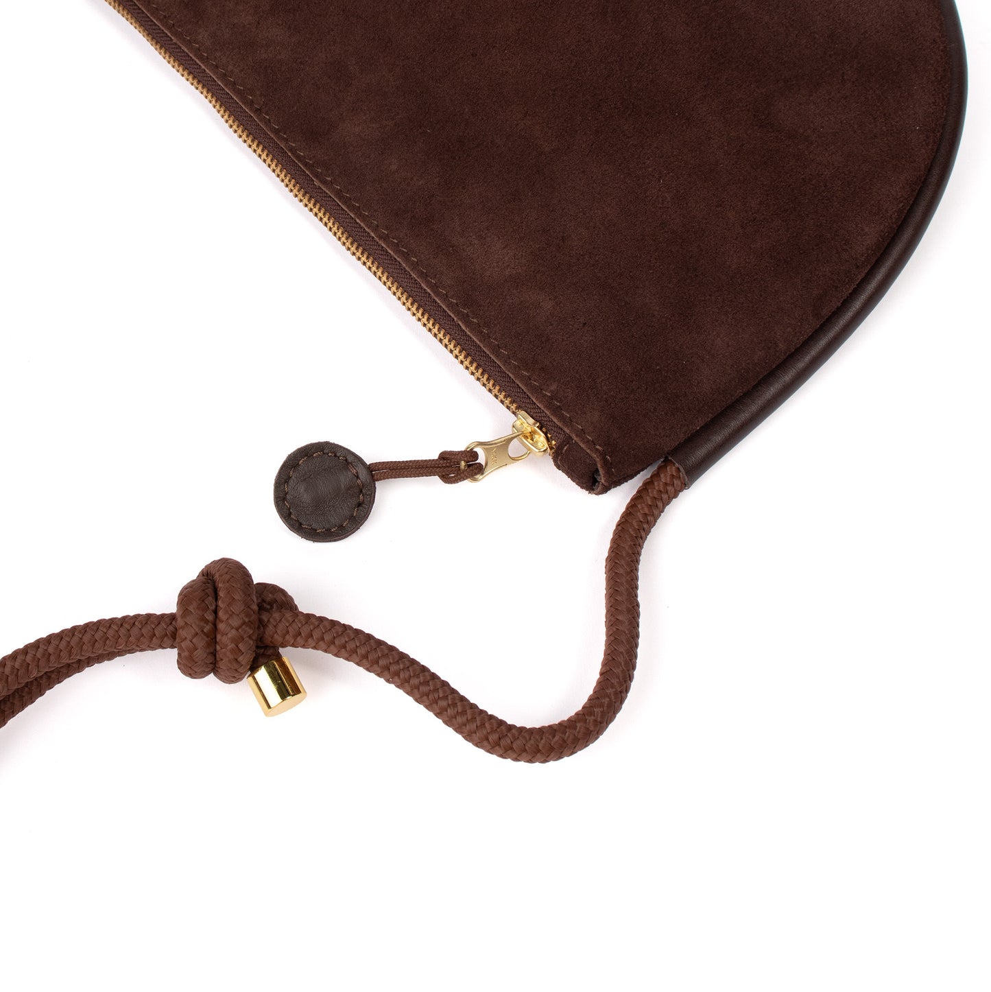 Selene Bag - Chocolate Suede