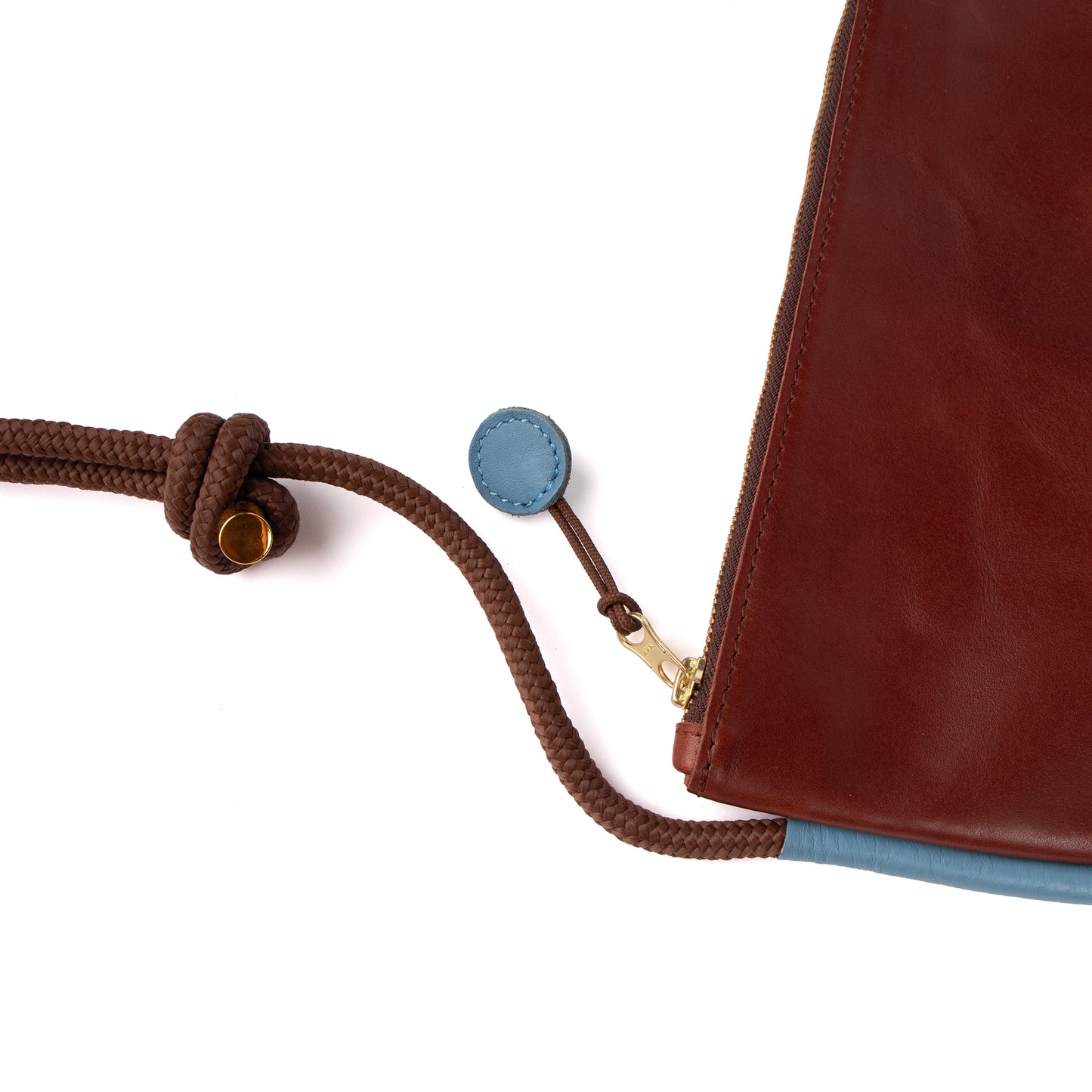 Selene Bag - Teak / Sky Blue
