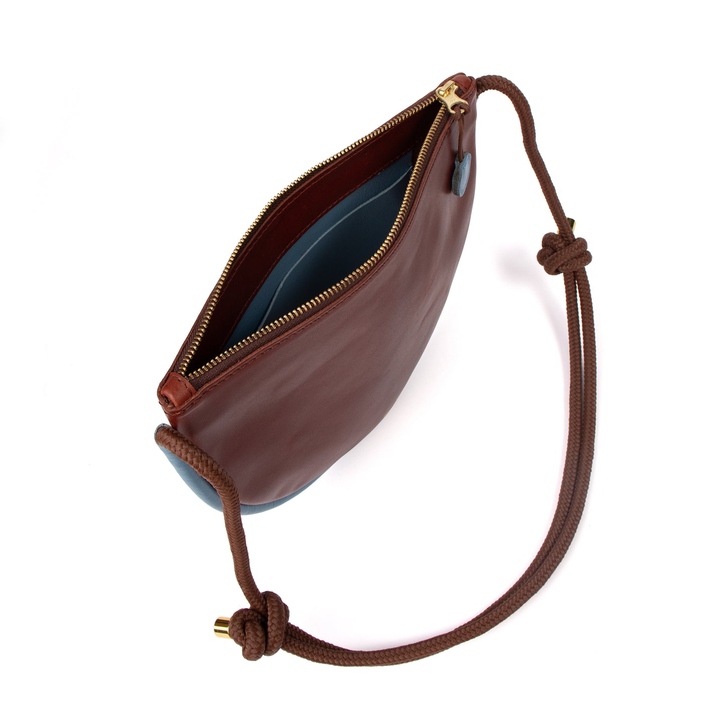 Selene Bag - Teak / Sky Blue