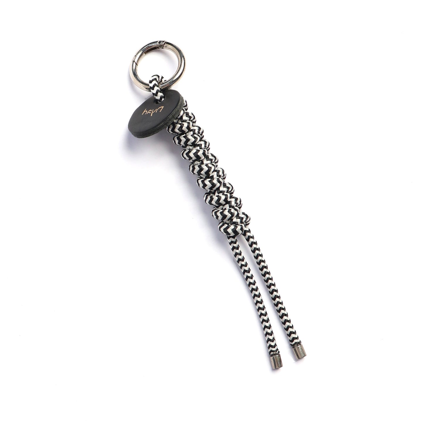 Snake Knot Charm - Black & White