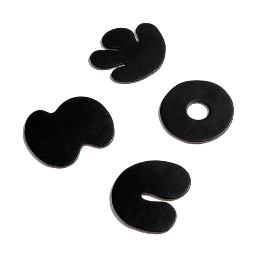 Contour Coasters - Monochrome Black